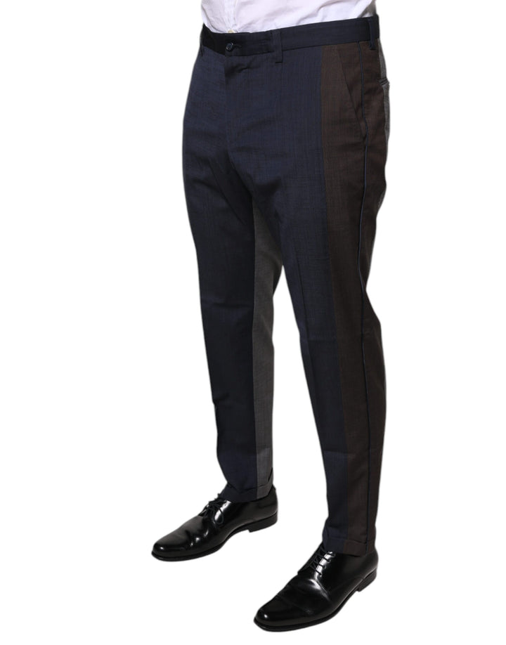 Dolce &amp; Gabbana Black Cotton Wool Formal Dress Pants by Dolce &amp; Gabbana outlet now on sale