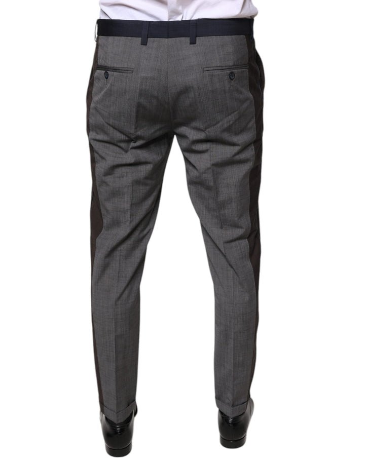 Dolce &amp; Gabbana Black Cotton Wool Formal Dress Pants by Dolce &amp; Gabbana outlet now on sale