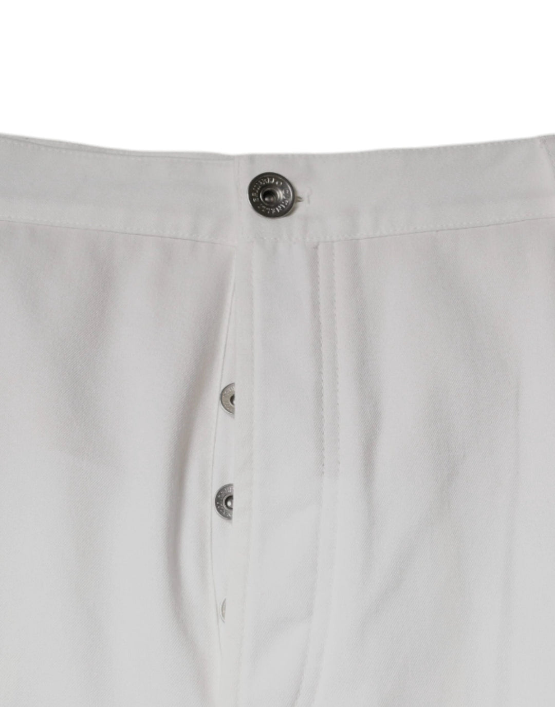 Brunello Cucinelli White Cotton Men Dress Tapered Pants by Brunello Cucinelli outlet now on sale