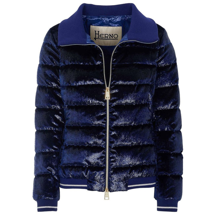 Herno Blue Polyester Jackets & Coat