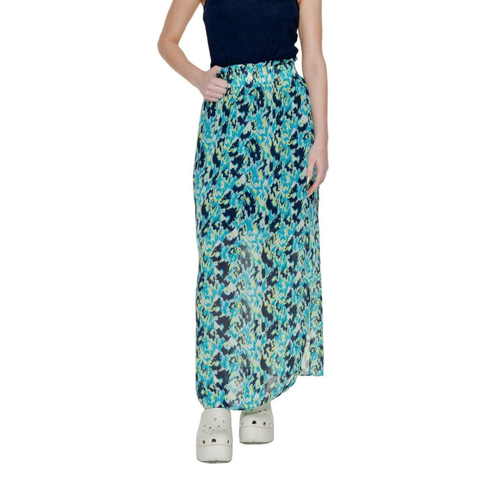 Morgan De Toi Turquoise Polyester Skirt