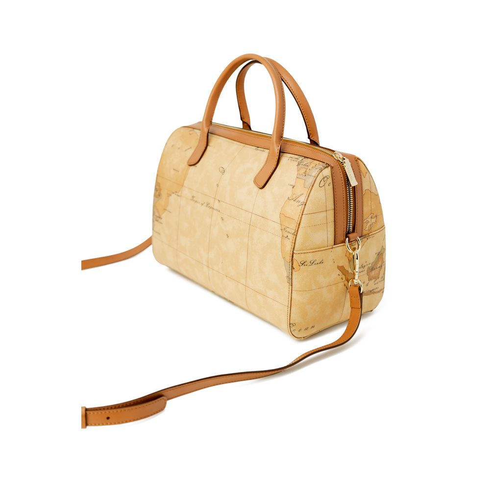 Alviero Martini Prima Classe Beige Leather Handbag