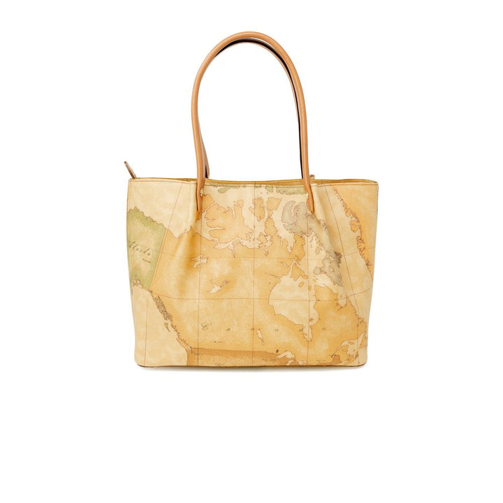 Alviero Martini Prima Classe Beige Leather Handbag