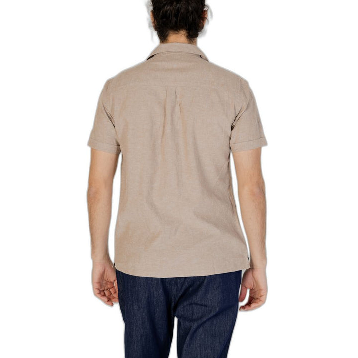 Hamaki-Ho Beige Linen Shirt