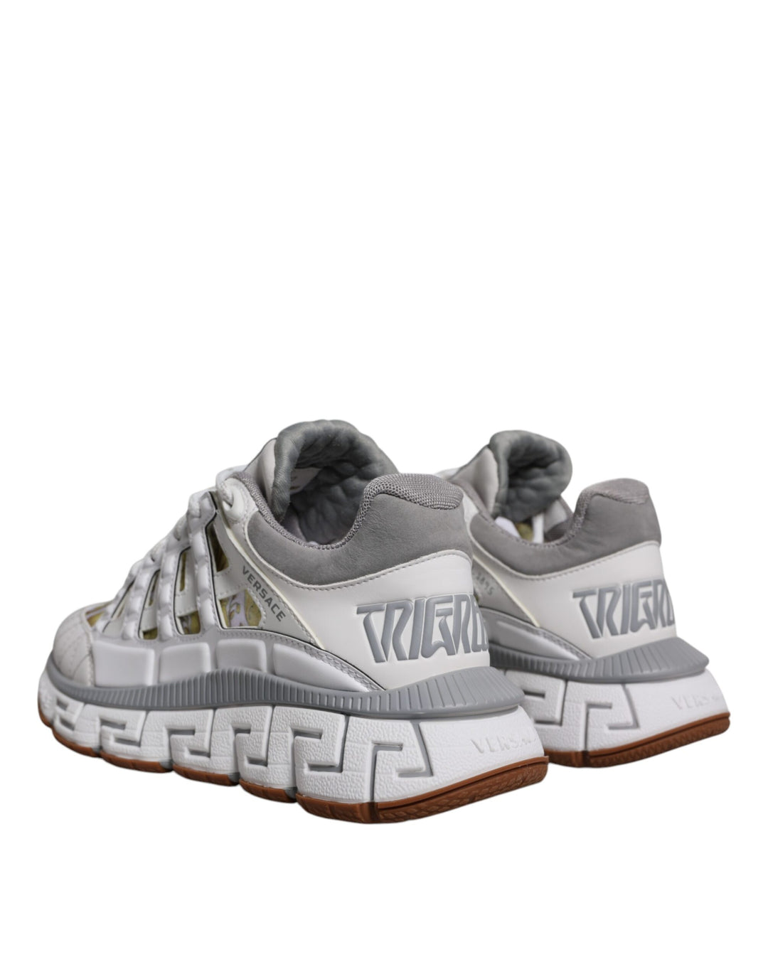 Versace Sample Sale Versace White Trigreca Barocco Print Low Top Sneakers Shoes - | Designer outlet
