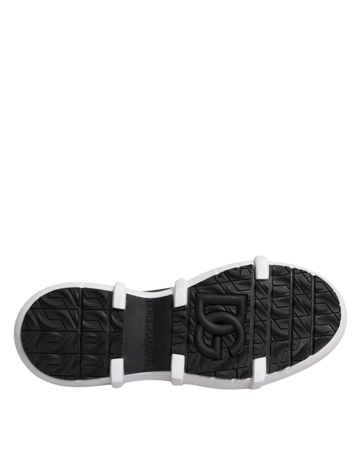 Dolce &amp; Gabbana Sample Sale Dolce &amp; Gabbana Black Nylon Galileo High Top Sneakers Shoes - | Designer outlet