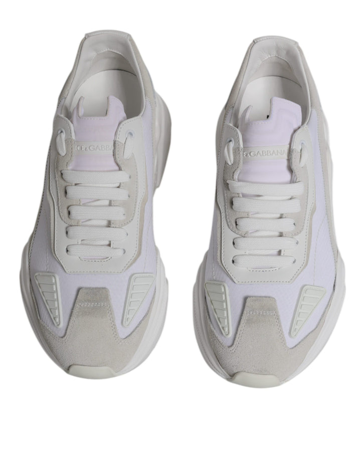 Dolce &amp; Gabbana Sample Sale Dolce &amp; Gabbana White Leather Daymaster Low Top Sneakers Shoes - | Designer outlet
