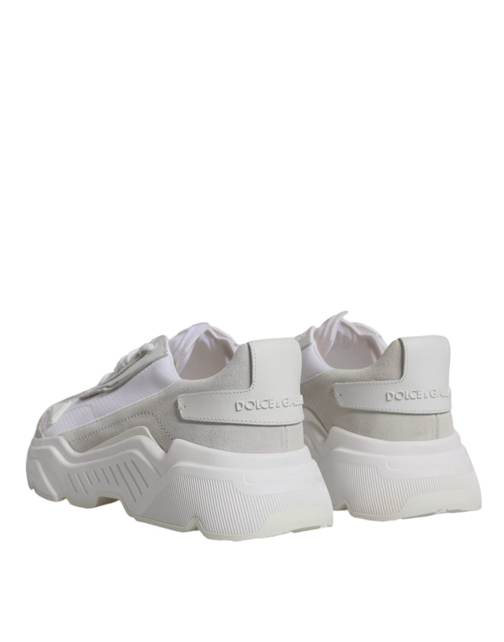 Dolce &amp; Gabbana Sample Sale Dolce &amp; Gabbana White Leather Daymaster Low Top Sneakers Shoes - | Designer outlet