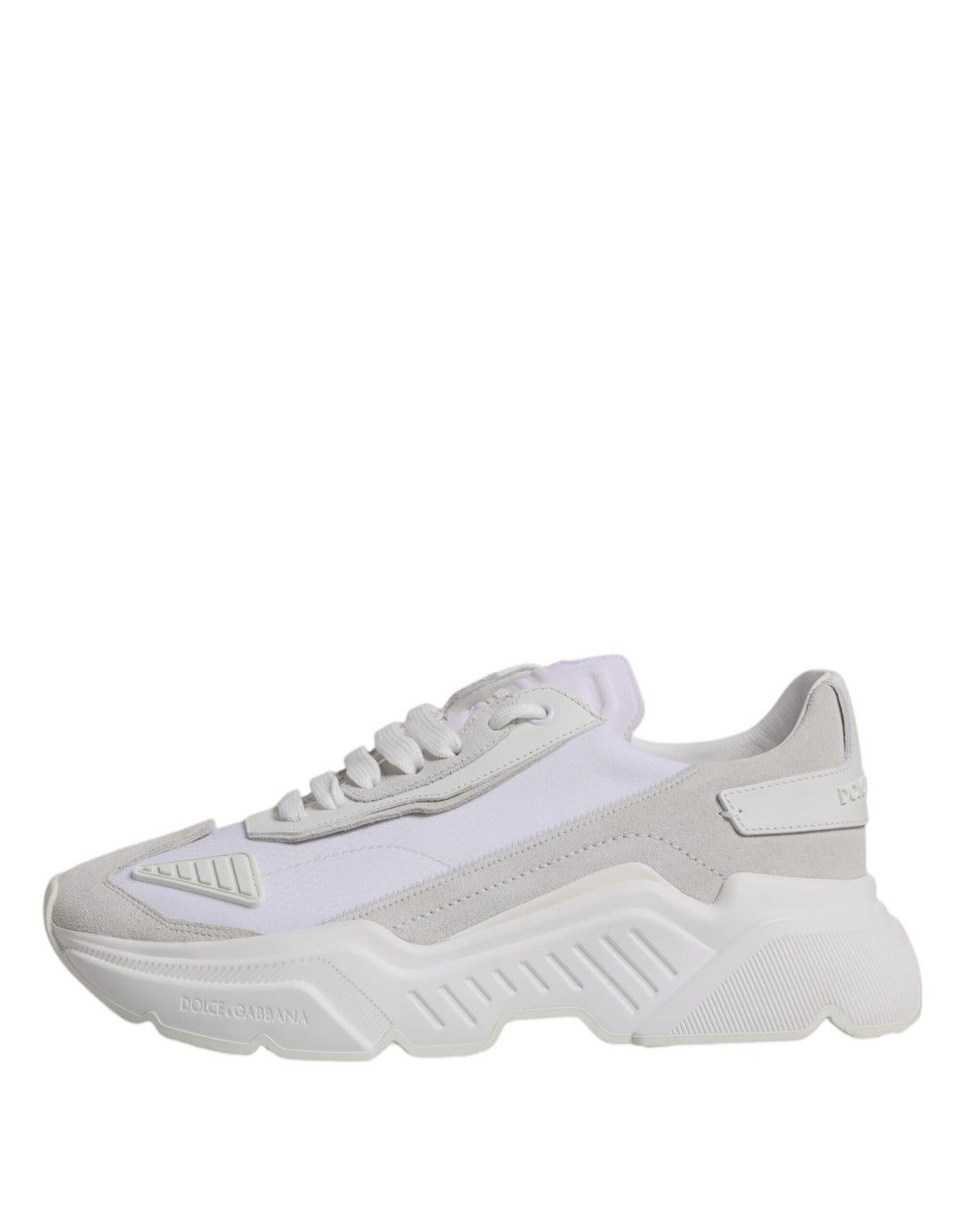 Dolce &amp; Gabbana White Leather Daymaster Low Top Sneakers Shoes by Dolce &amp; Gabbana outlet now on sale