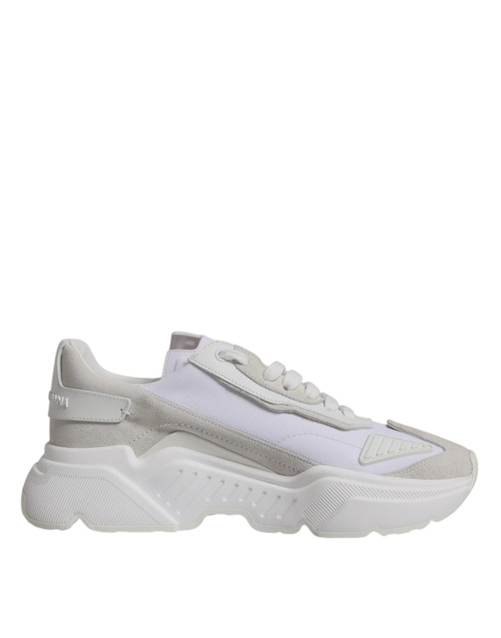 Dolce &amp; Gabbana Sample Sale Dolce &amp; Gabbana White Leather Daymaster Low Top Sneakers Shoes - | Designer outlet
