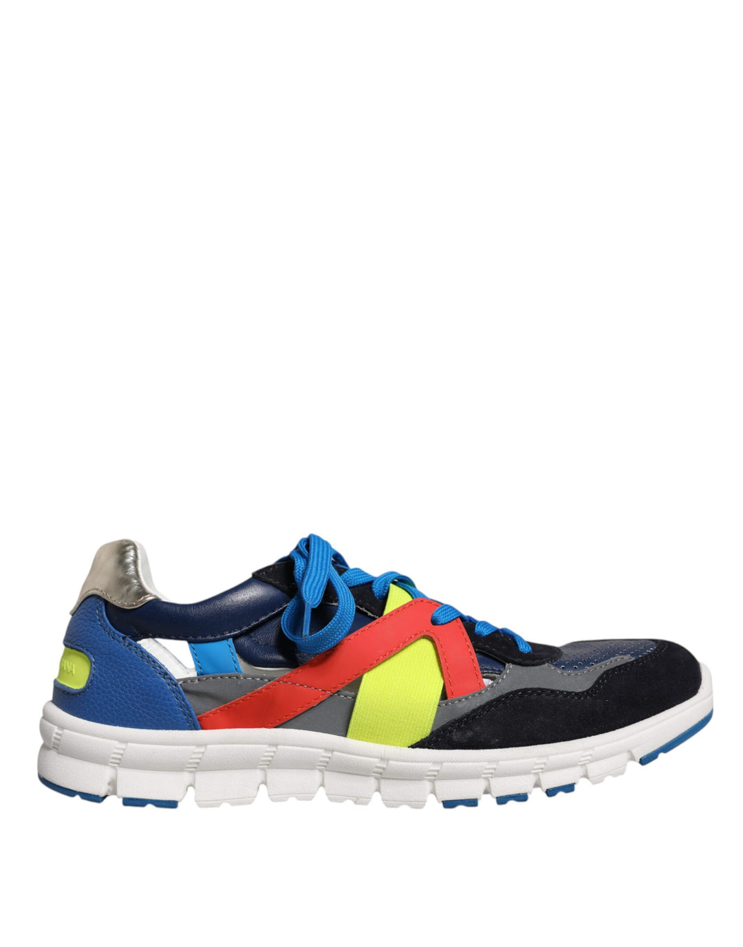 Dolce &amp; Gabbana Sample Sale Dolce &amp; Gabbana Multicolor Leather Suede Low Top Sneakers Shoes - | Designer outlet