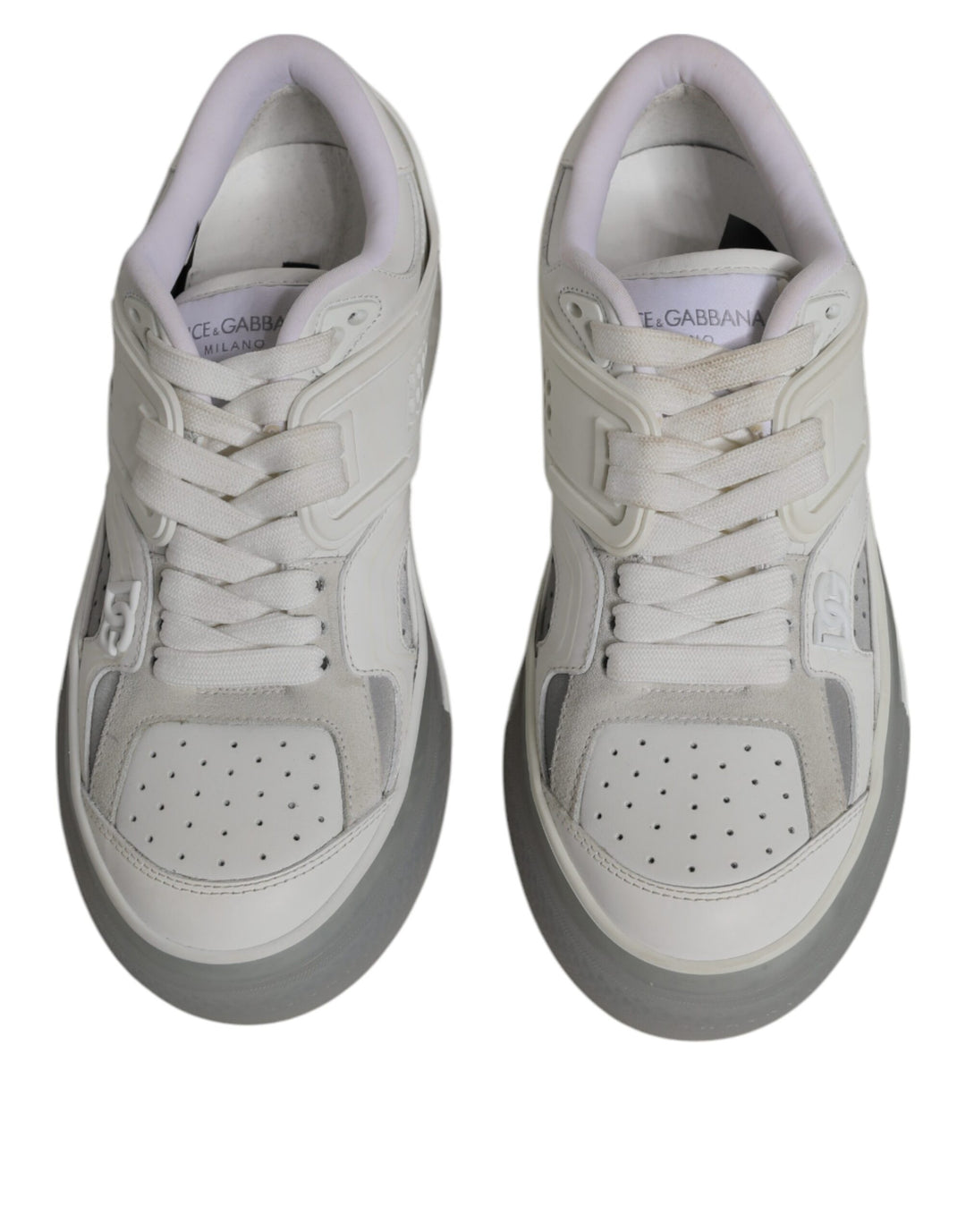 Dolce &amp; Gabbana Sample Sale Dolce &amp; Gabbana White DG Logo CUSTOM 2.Zero Sneakers Shoes - | Designer outlet