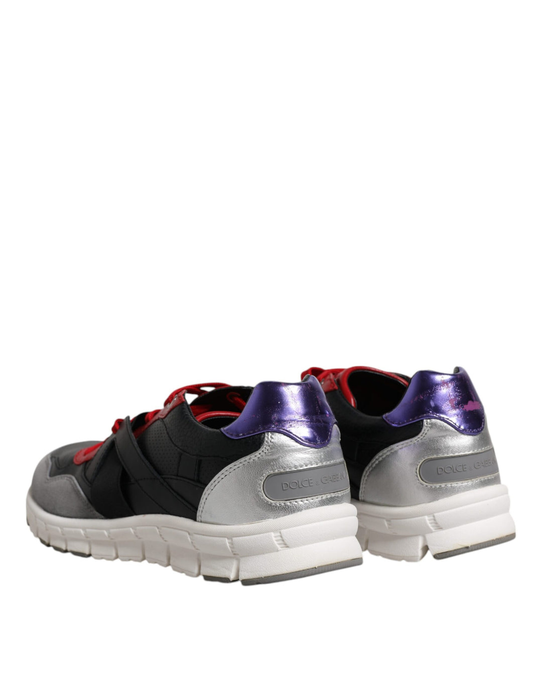 Dolce &amp; Gabbana Sample Sale Dolce &amp; Gabbana Multicolor Leather Suede Low Top Sneakers Shoes - | Designer outlet