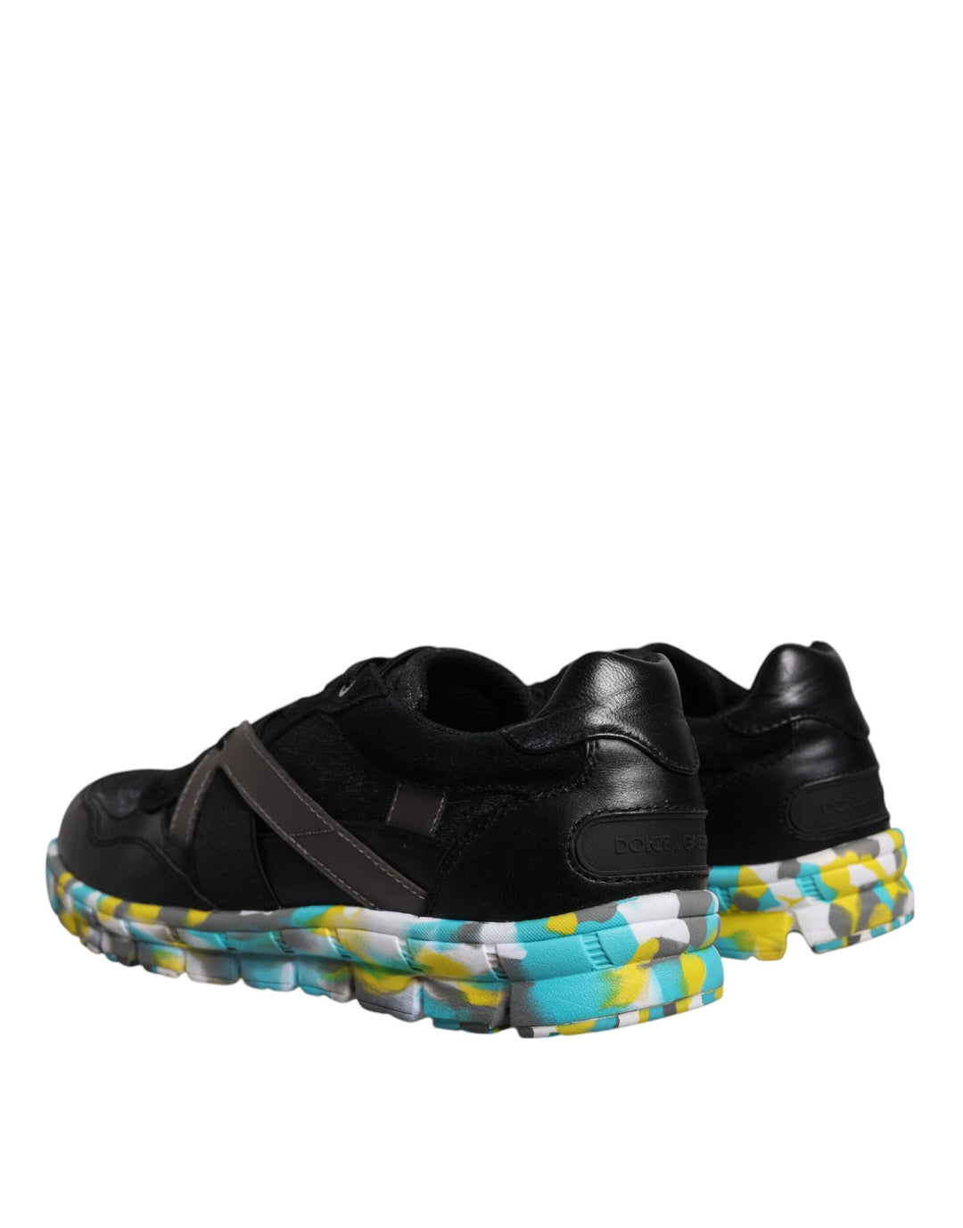 Dolce &amp; Gabbana Sample Sale Dolce &amp; Gabbana Black Polyester Low Top Men Sneakers Shoes - | Designer outlet