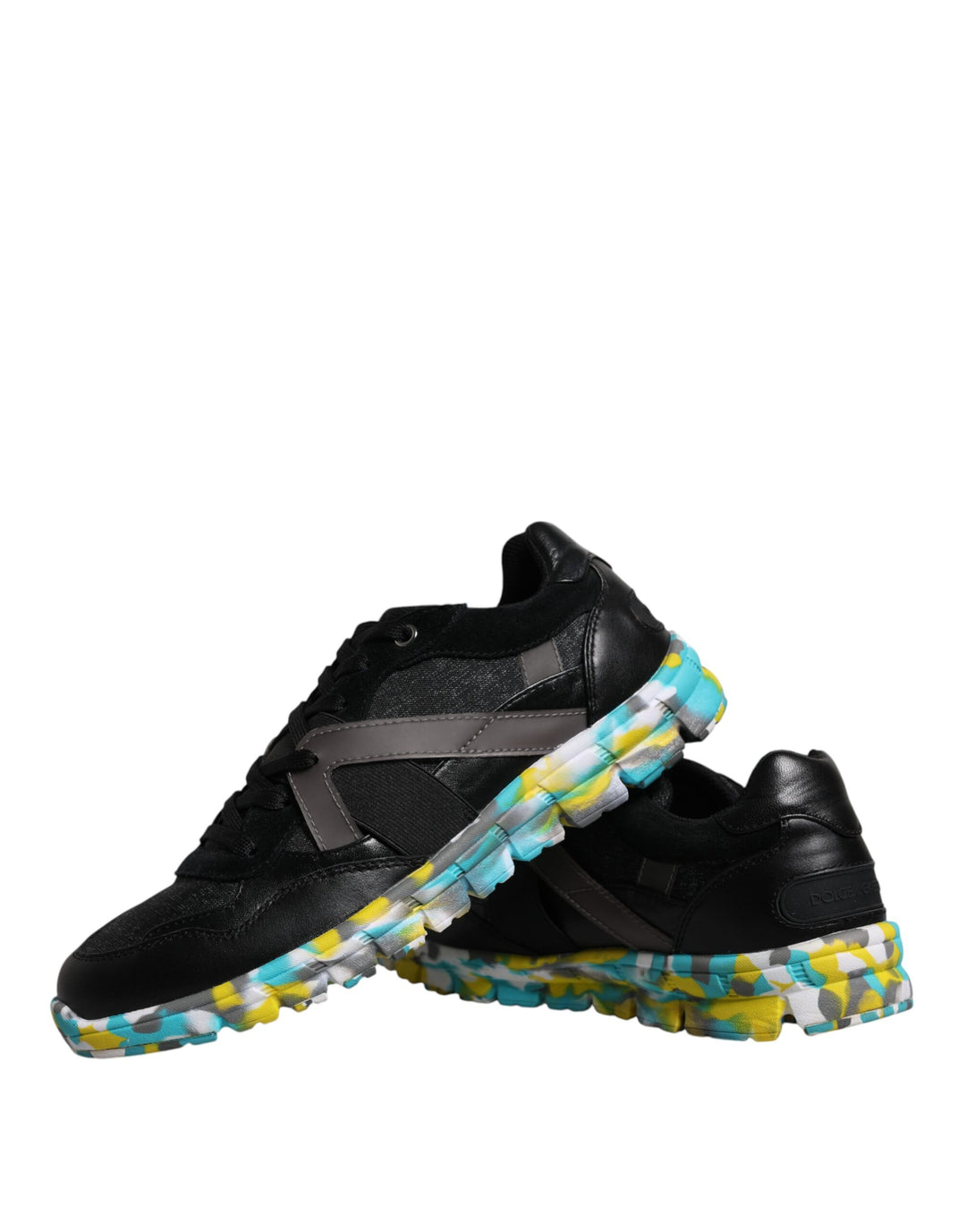 Dolce &amp; Gabbana Sample Sale Dolce &amp; Gabbana Black Polyester Low Top Men Sneakers Shoes - | Designer outlet