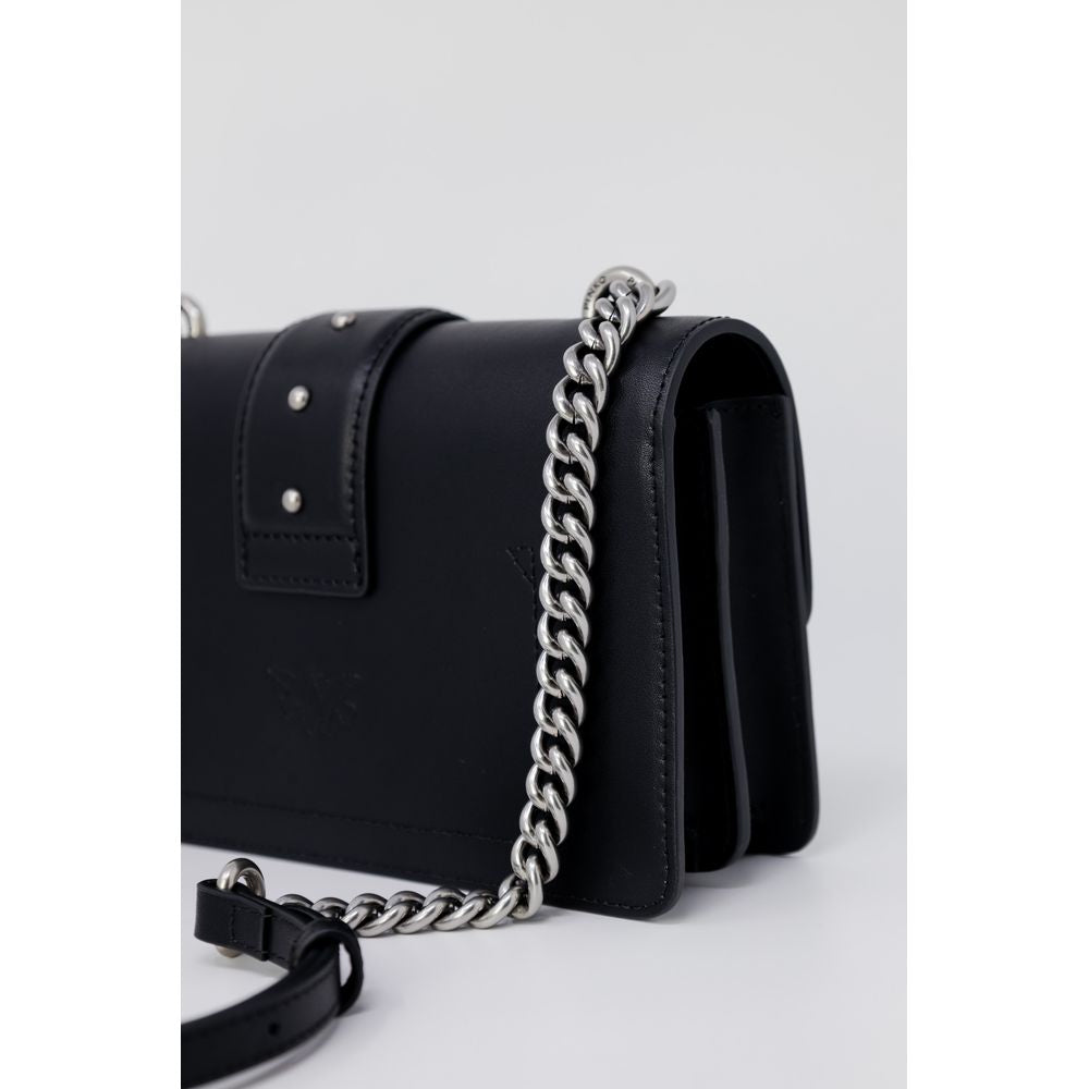 PINKO Black Polyester Handbag