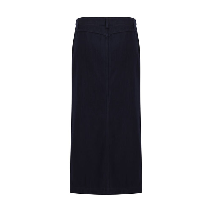 Giorgio Armani Blue Cotton Skirt