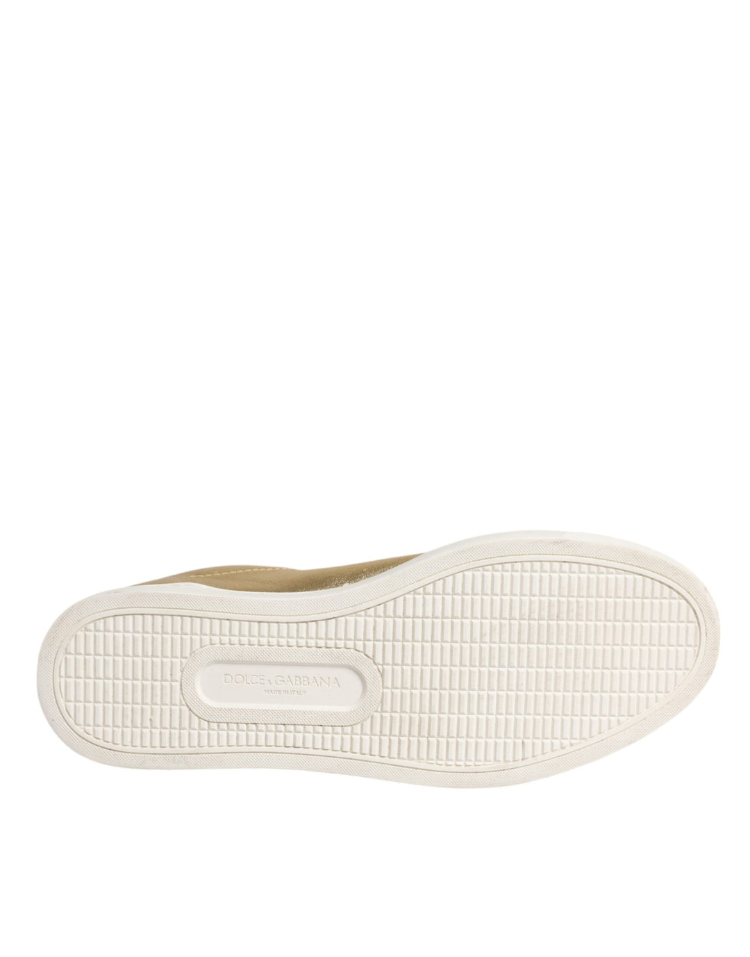 Dolce &amp; Gabbana Sample Sale Dolce &amp; Gabbana Gold Leather Logo London Men Sneakers Shoes - | Designer outlet