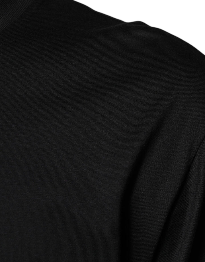Dolce &amp; Gabbana Sample Sale Dolce &amp; Gabbana Black Cotton Crew Neck Short Sleeves T-shirt - | Designer outlet