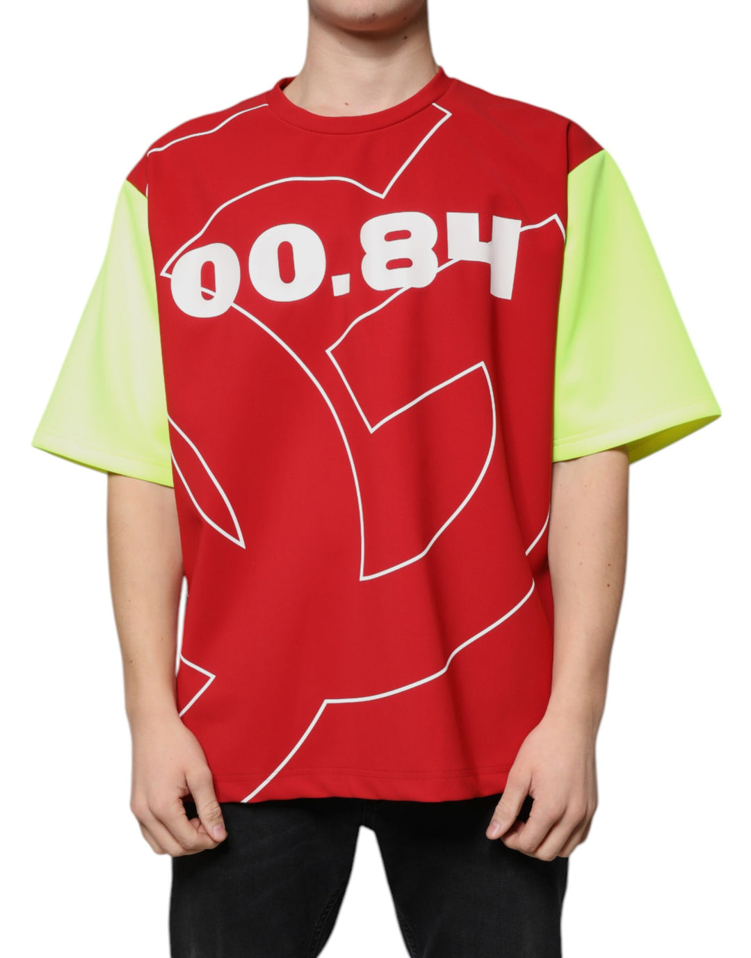 Dolce &amp; Gabbana Multicolor Logo Cotton Men Crew Neck T-shirt by Dolce &amp; Gabbana outlet now on sale