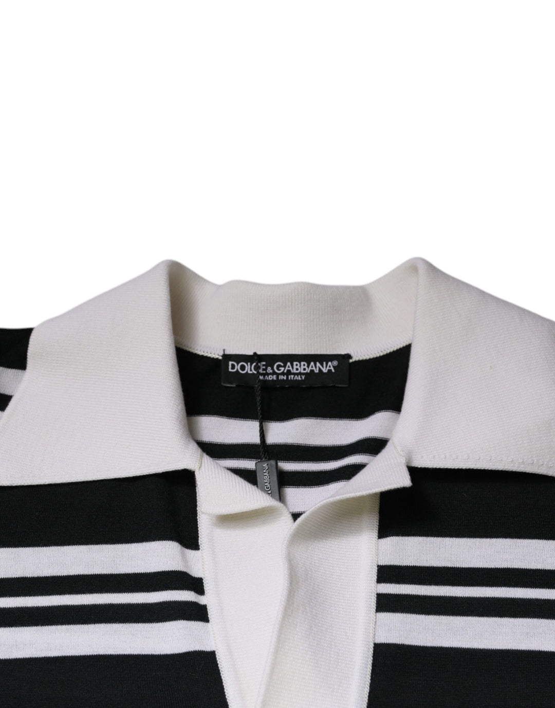 Dolce &amp; Gabbana Multicolor Stripe Collared Polo T-shirt by Dolce &amp; Gabbana outlet now on sale