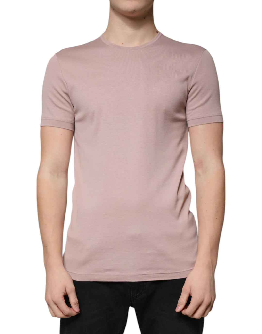 Dolce &amp; Gabbana Sample Sale Dolce &amp; Gabbana Brown Cotton Short Sleeves Round Neck T-shirt - | Designer outlet