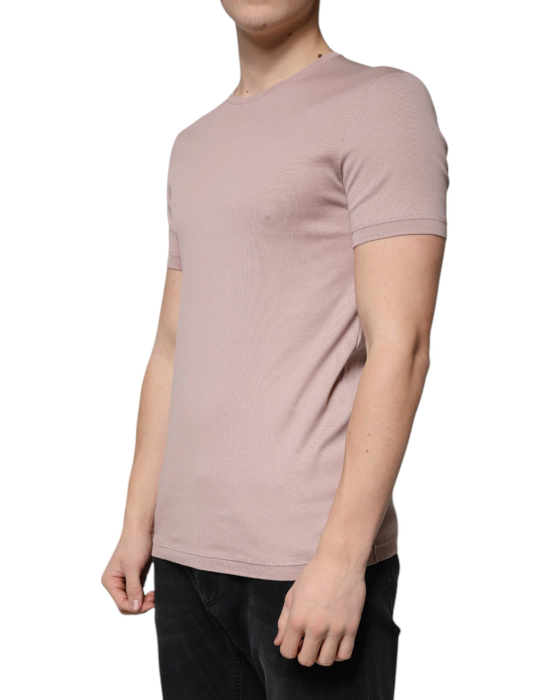 Dolce &amp; Gabbana Sample Sale Dolce &amp; Gabbana Brown Cotton Short Sleeves Round Neck T-shirt - | Designer outlet