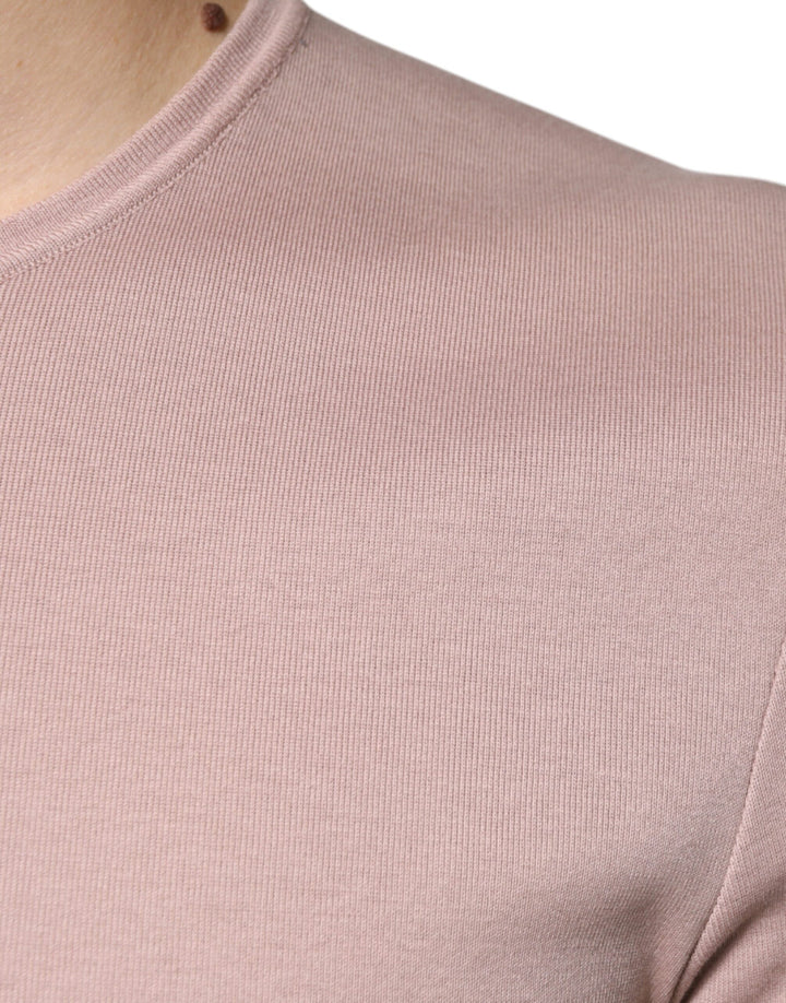 Dolce &amp; Gabbana Sample Sale Dolce &amp; Gabbana Brown Cotton Short Sleeves Round Neck T-shirt - | Designer outlet