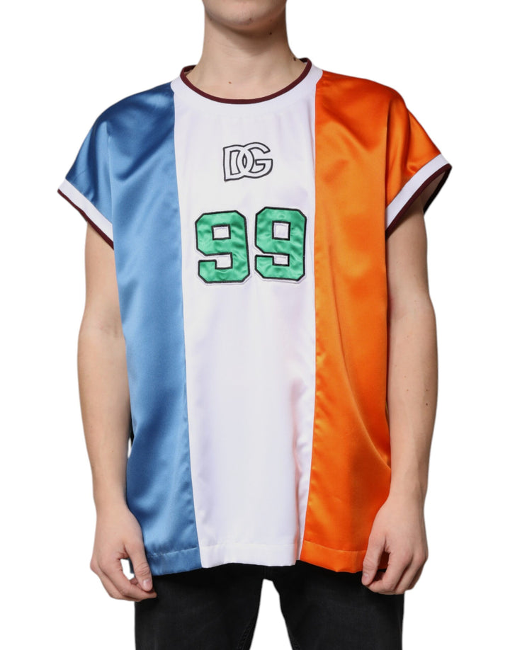 Dolce &amp; Gabbana Sample Sale Dolce &amp; Gabbana Multicolor Jersey Tank Sleeveless T-shirt - | Designer outlet