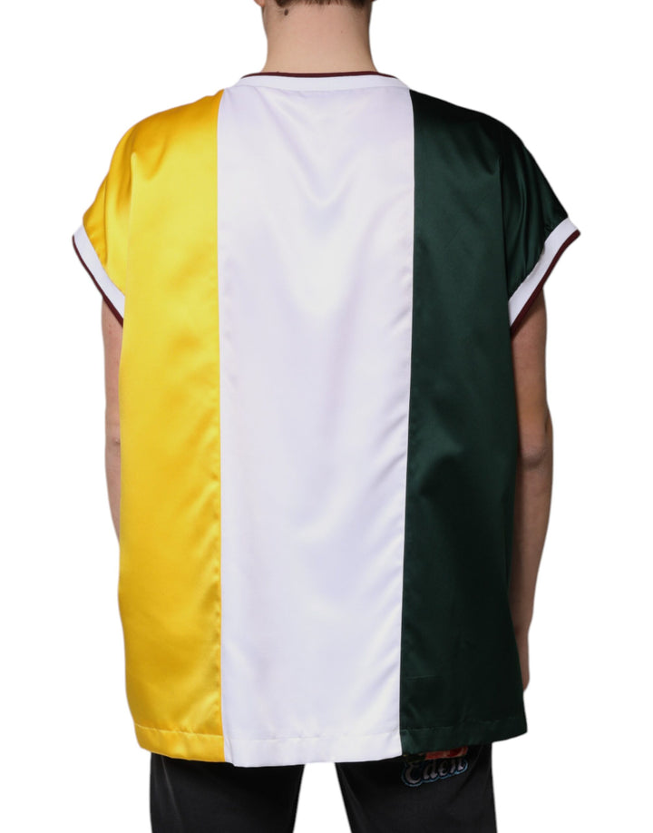Dolce &amp; Gabbana Sample Sale Dolce &amp; Gabbana Multicolor Jersey Tank Sleeveless T-shirt - | Designer outlet