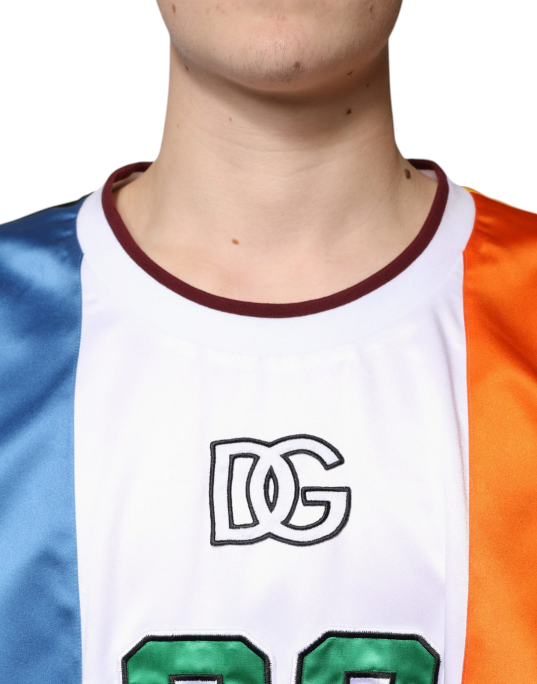 Dolce &amp; Gabbana Sample Sale Dolce &amp; Gabbana Multicolor Jersey Tank Sleeveless T-shirt - | Designer outlet