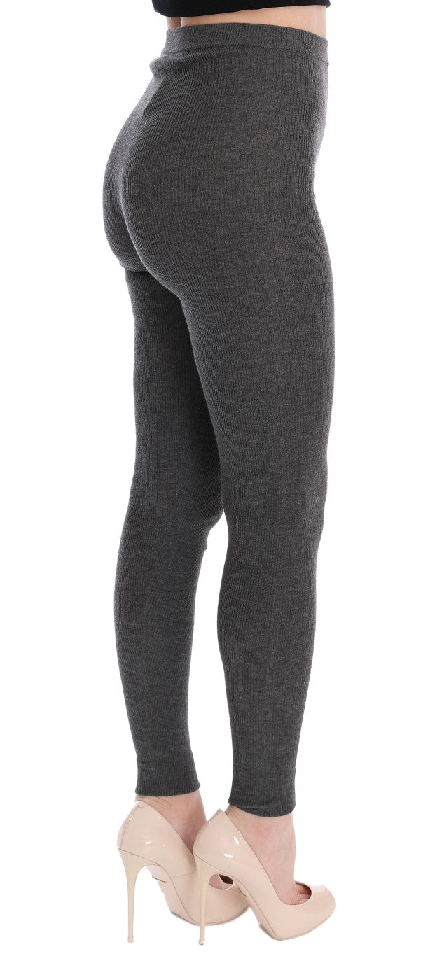 Dolce &amp; Gabbana Sample Sale Dolce &amp; Gabbana Gray Cashmere Stretch Tights - | Designer outlet