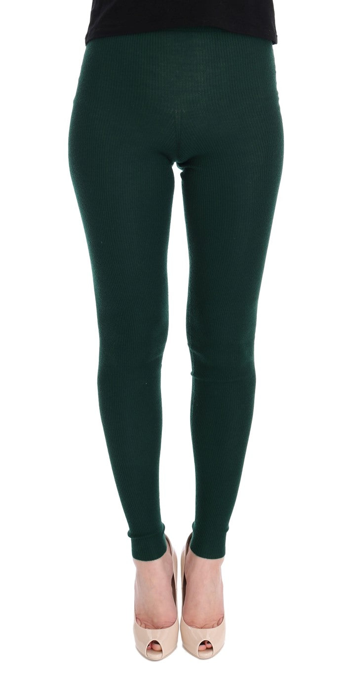 Dolce &amp; Gabbana Sample Sale Dolce &amp; Gabbana Green Cashmere Stretch Tights - | Designer outlet