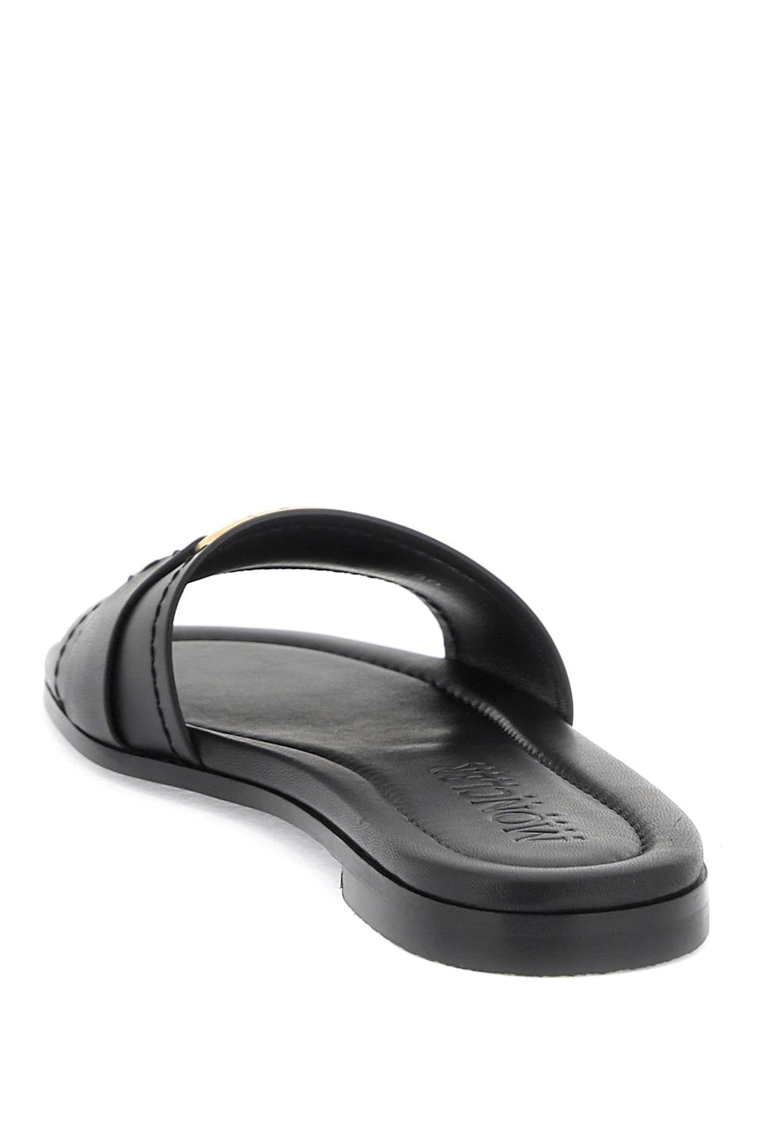 Moncler Leather Bell Slides For