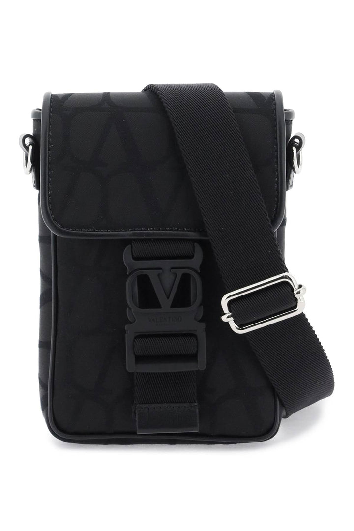 Bolso bandolera mini Iconographe en color negro de Valentino Garavani