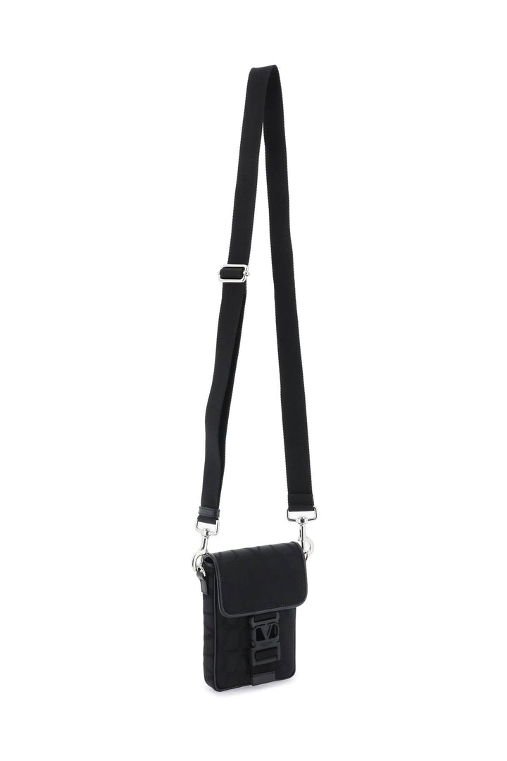 Valentino Garavani Black Iconographe Mini Crossbody Bag