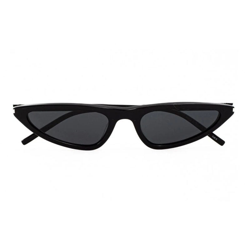 Saint Laurent Sunglasses Cat Eye Full Rim, Black Frame and Black Lens SL703001