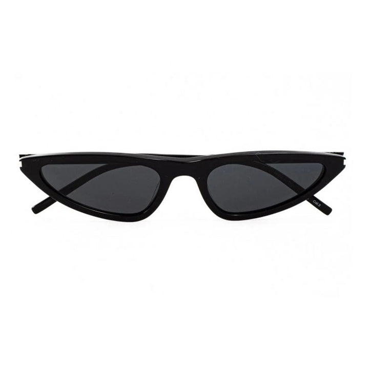 Saint Laurent Sunglasses Cat Eye Full Rim, Black Frame and Black Lens SL703001
