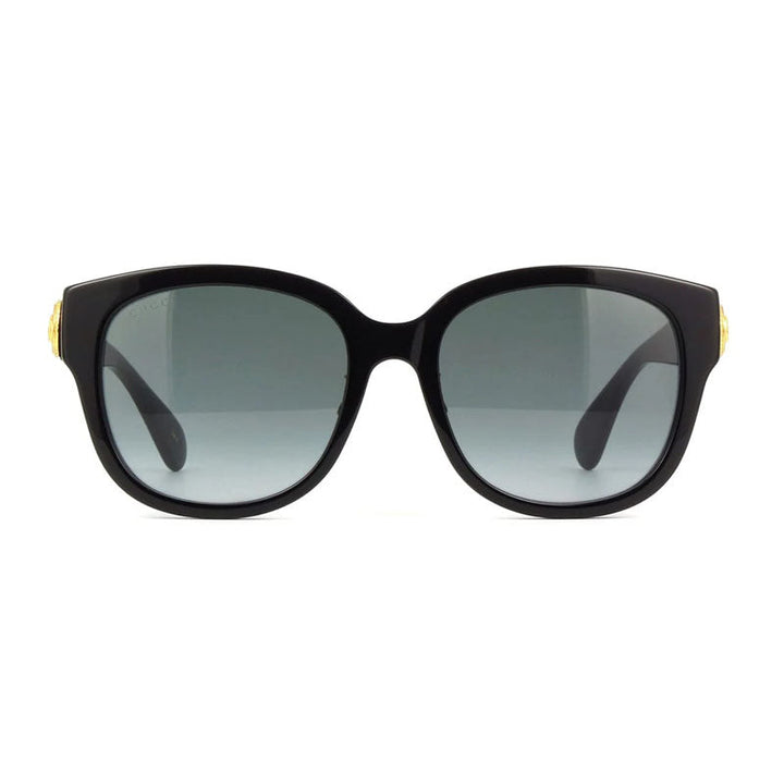 Gucci Sunglasses Round , Black Frame and Grey Lens GG1409SK001