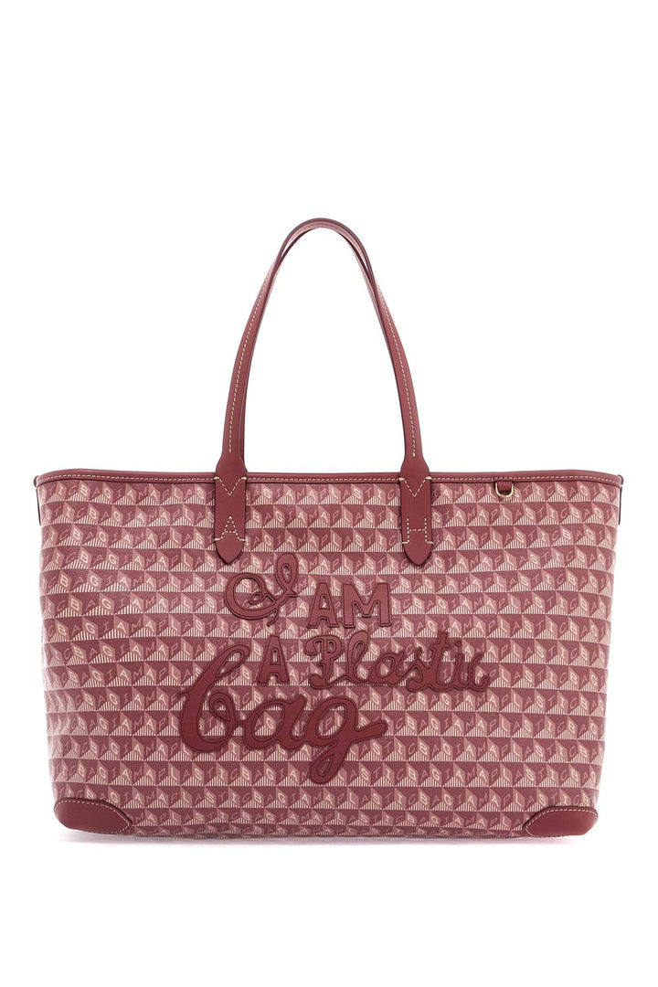 Anya Hindmarch I Am A Plastic Bag Zipped Motif Tote Bag