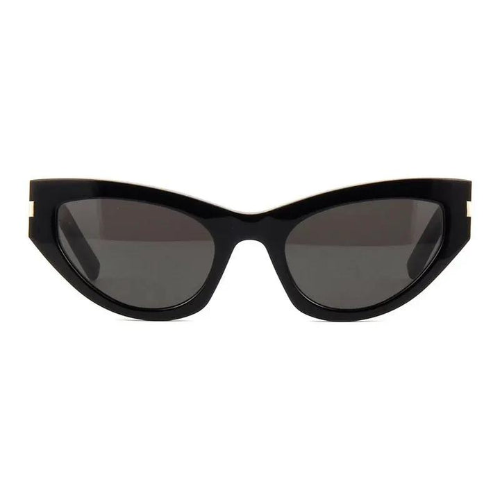 Saint Laurent Sample Sale | Saint Laurent Sunglasses Cat Eye Full Rim, Black Frame And Grey Lens Sl215Grace001 - Cat Eye Sunglasses | Designer outlet