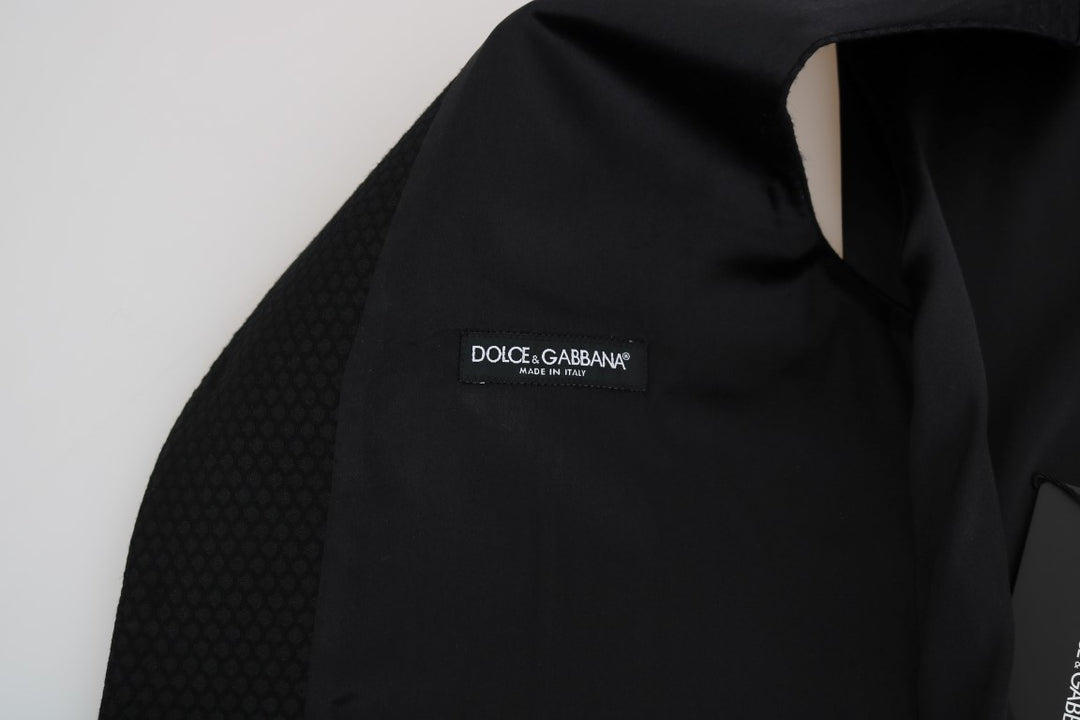 Dolce & Gabbana Black Polka Dot Pattern Vest by Dolce & Gabbana outlet now on sale