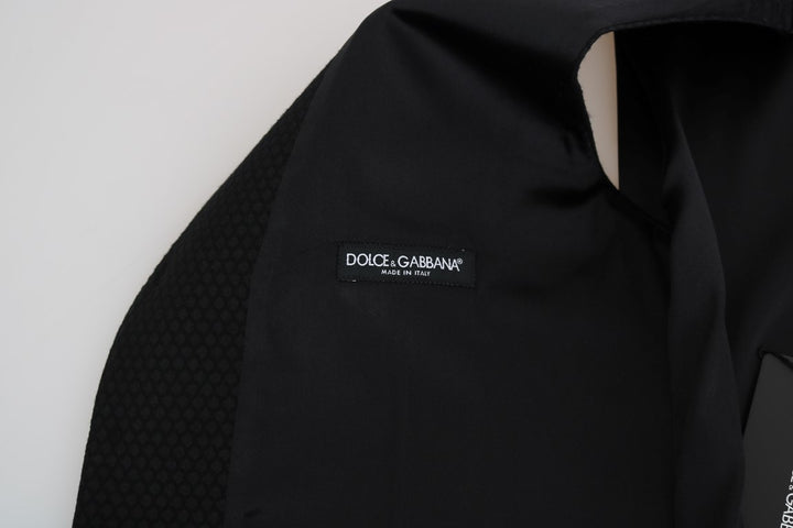 Dolce & Gabbana Black Polka Dot Pattern Vest by Dolce & Gabbana outlet now on sale
