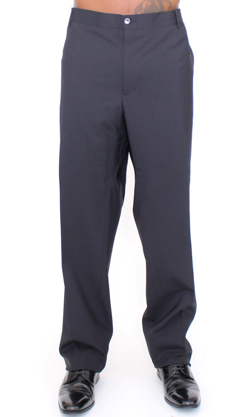 Dolce &amp; Gabbana Black Wool Stretch Pleated Pants by Dolce &amp; Gabbana outlet now on sale