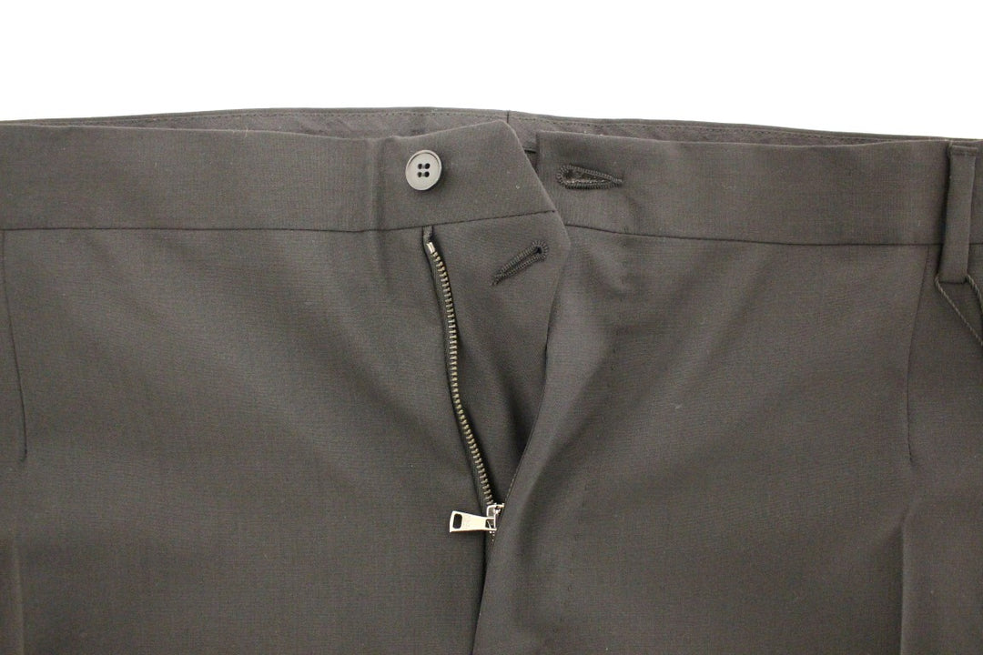 Dolce &amp; Gabbana Black Wool Stretch Pleated Pants by Dolce &amp; Gabbana outlet now on sale