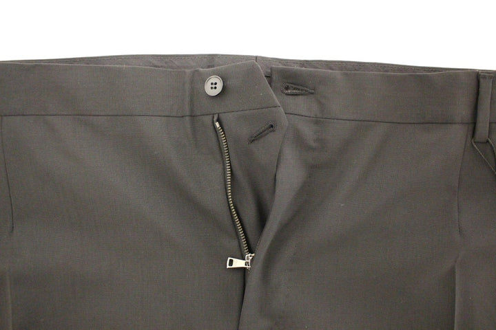 Dolce &amp; Gabbana Black Wool Stretch Pleated Pants by Dolce &amp; Gabbana outlet now on sale