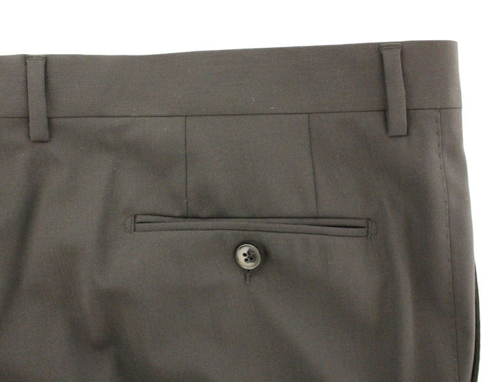 Dolce &amp; Gabbana Black Wool Stretch Pleated Pants by Dolce &amp; Gabbana outlet now on sale