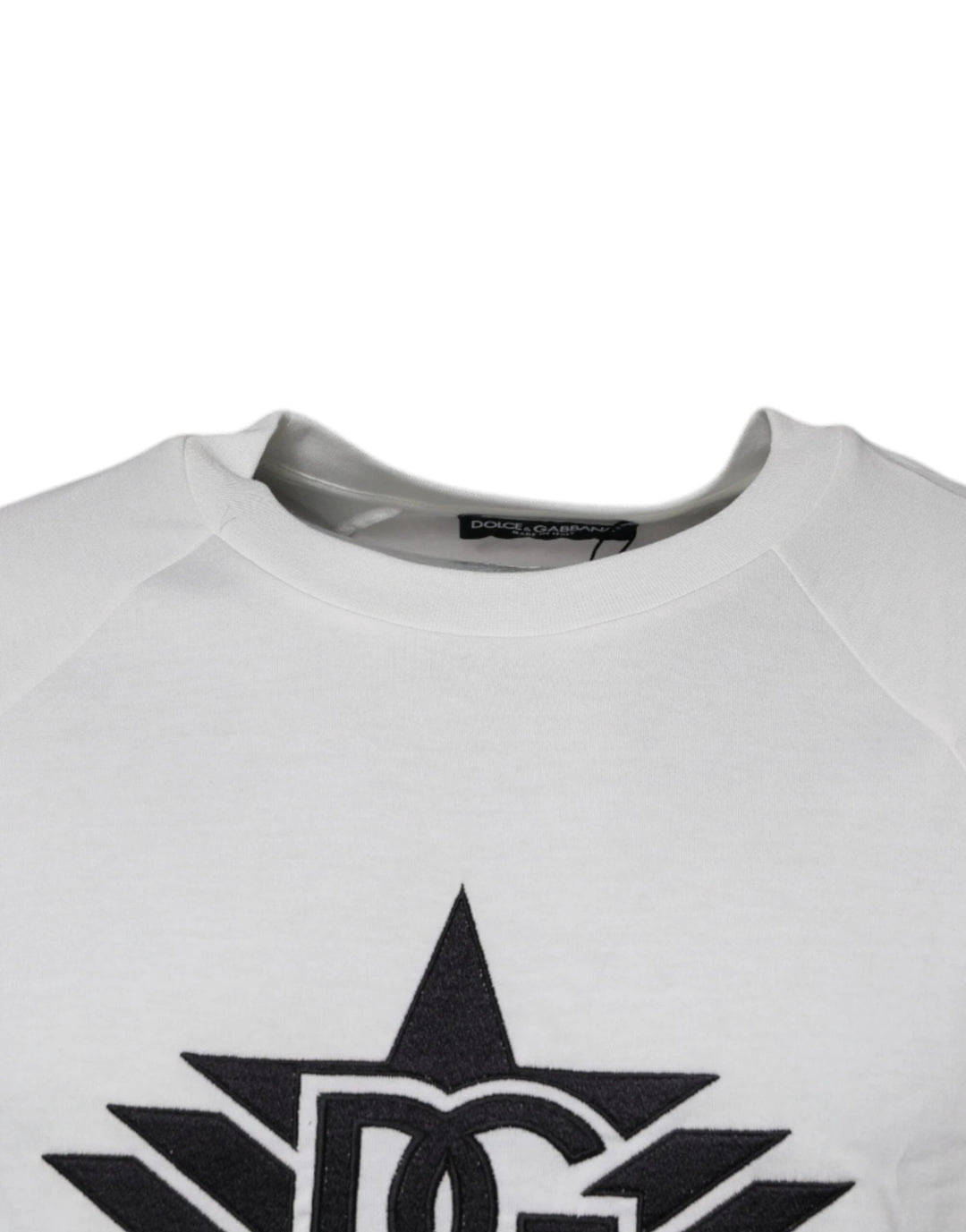 Dolce &amp; Gabbana Sample Sale Dolce &amp; Gabbana White DG Sport Crew Neck Short Sleeve T-shirt - | Designer outlet