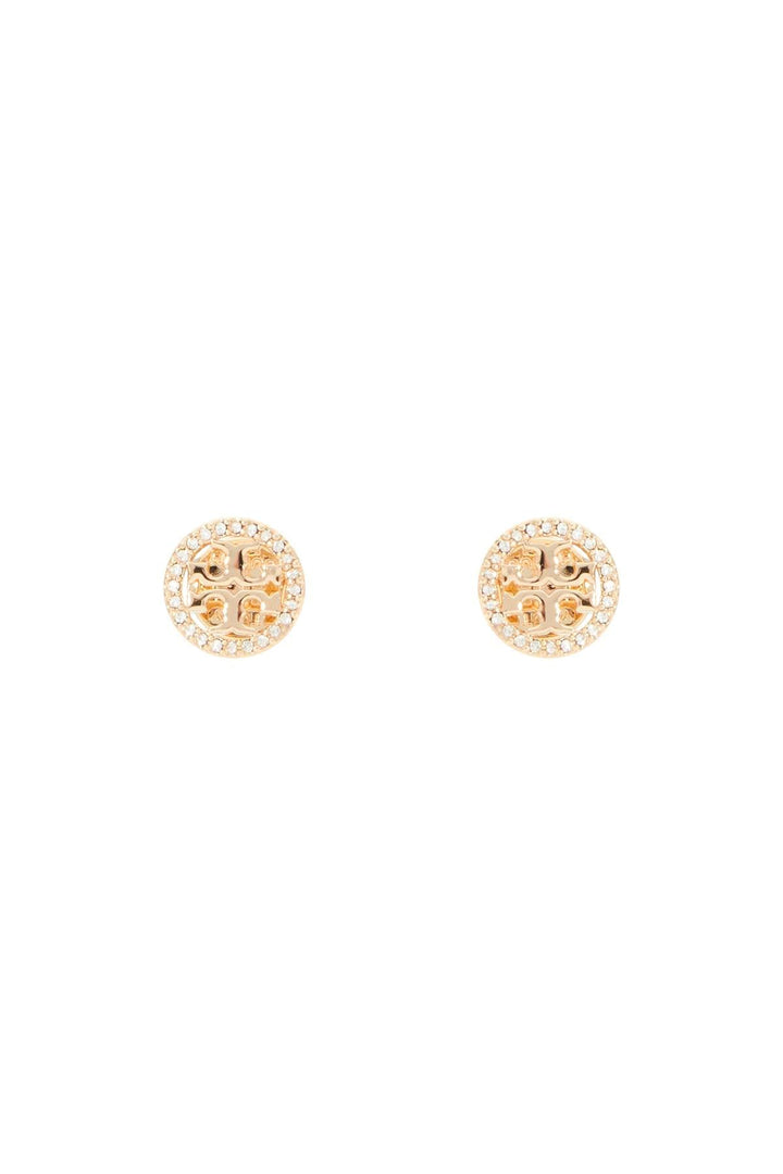 Tory Burch miller pavé stud earrings