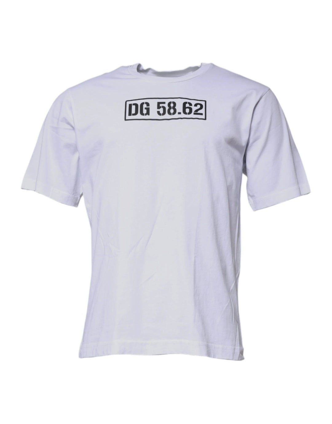 Dolce &amp; Gabbana White DG Logo Cotton Crew Neck T-shirt by Dolce &amp; Gabbana outlet now on sale